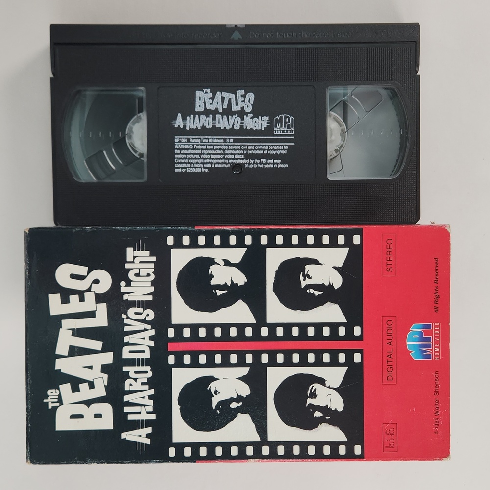 THE BEATLES A Hard Day's Night VHS HI Fi Stereo Mint Condition